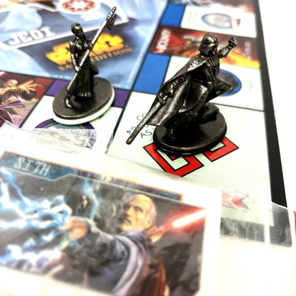 Monopoly Star Wars Saga Edition Board Game Complete Set Collectible 2005 - Picture 7 of 14